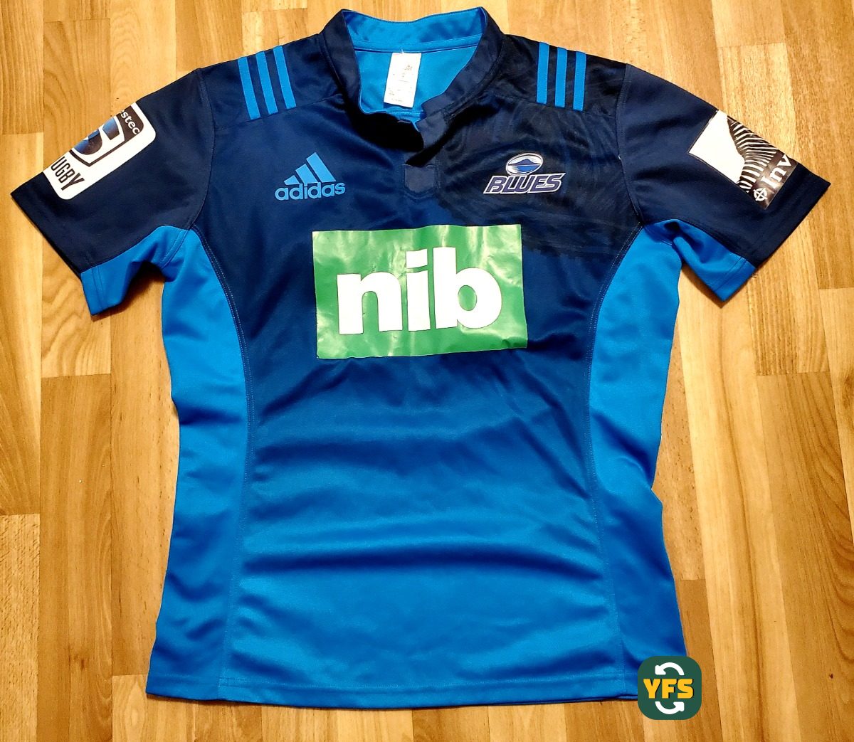 Auckland Blues 2016-2017 Home Store Version Adidas - YourFootballShirt - Photo 1