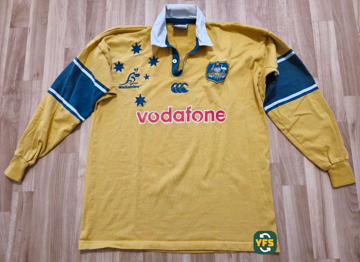 Australia Wallabies 2000-2001 Home Store Version Canterbury - YourFootballShirt - Photo 1