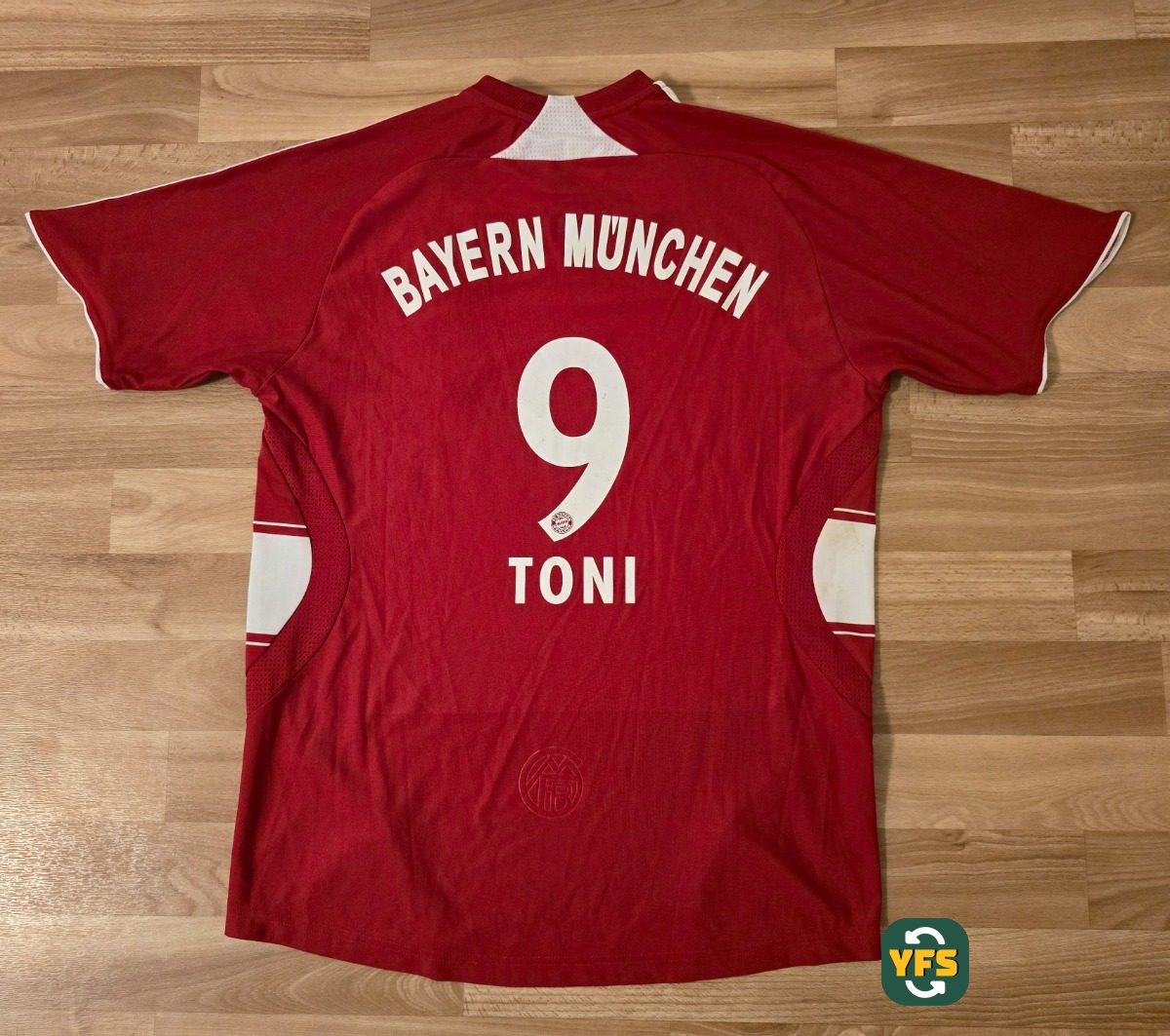 Bayern Munich 2007-2008 Home Store Version Adidas Toni - YourFootballShirt - Photo 1