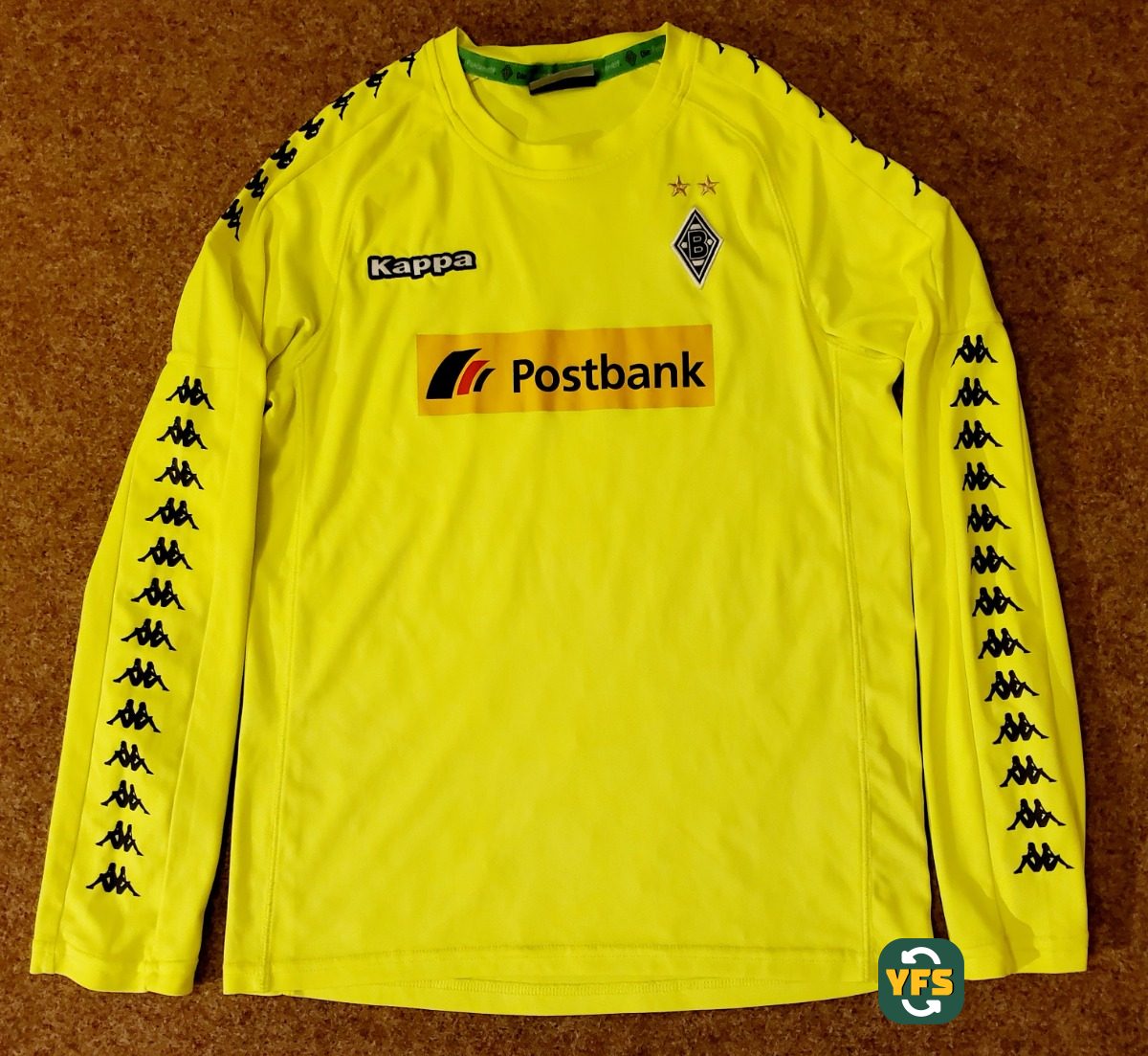 Borussia Mönchengladbach 2017-2018 Goalkeeper Store Version Kappa - YourFootballShirt - Photo 1
