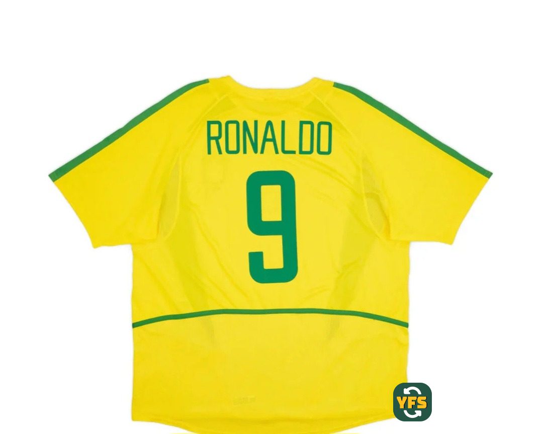 Brasil 2002-2003 Home Store Version Nike Ronaldo - YourFootballShirt