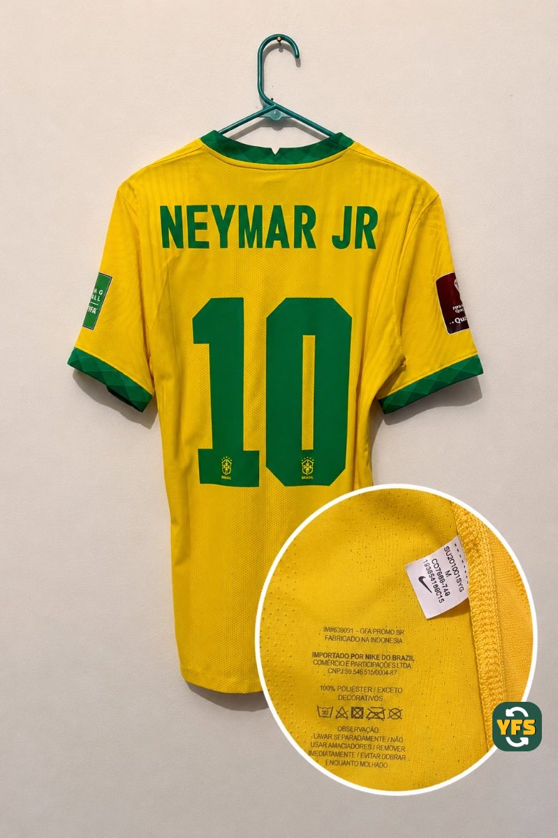 Brasil 2021-2022 Home Issued Nike Neymar Jr. - YourFootballShirt - Photo 1