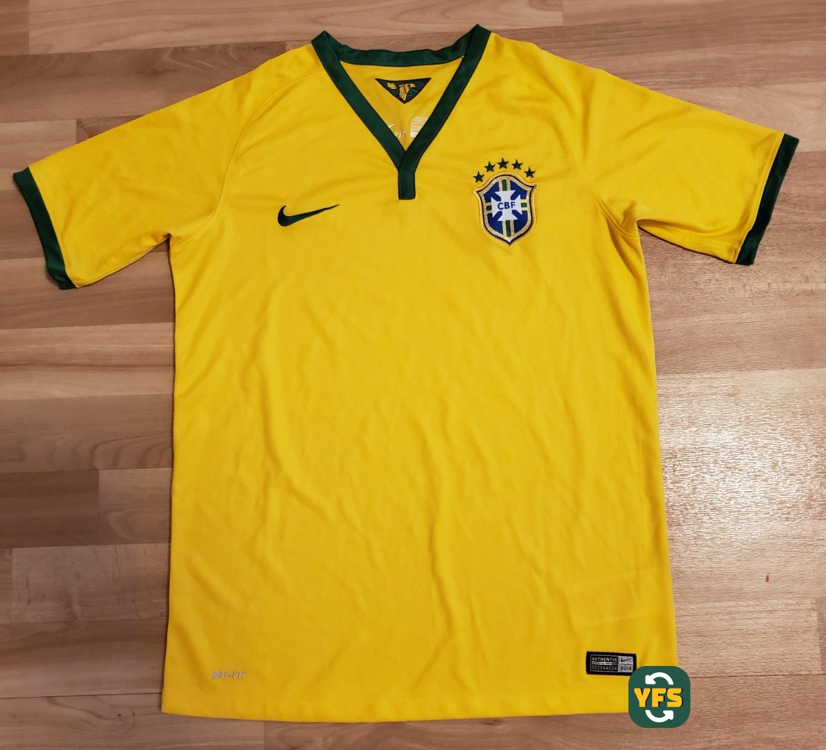 Brazil 2014-2015 Home Store Version Nike - YourFootballShirt - Photo 1