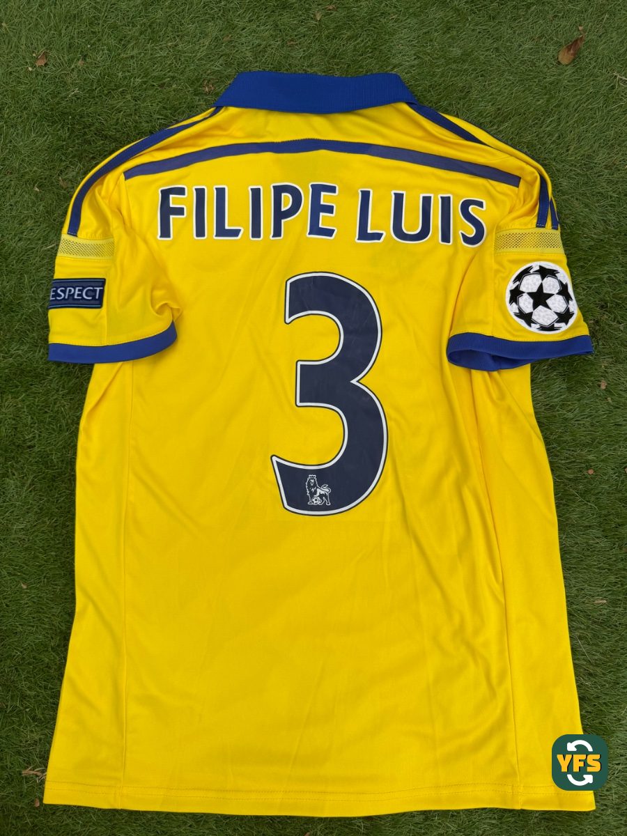 Chelsea 2014-2015 Away Store Version Adidas FILIPE LUIS - YourFootballShirt - Photo 1