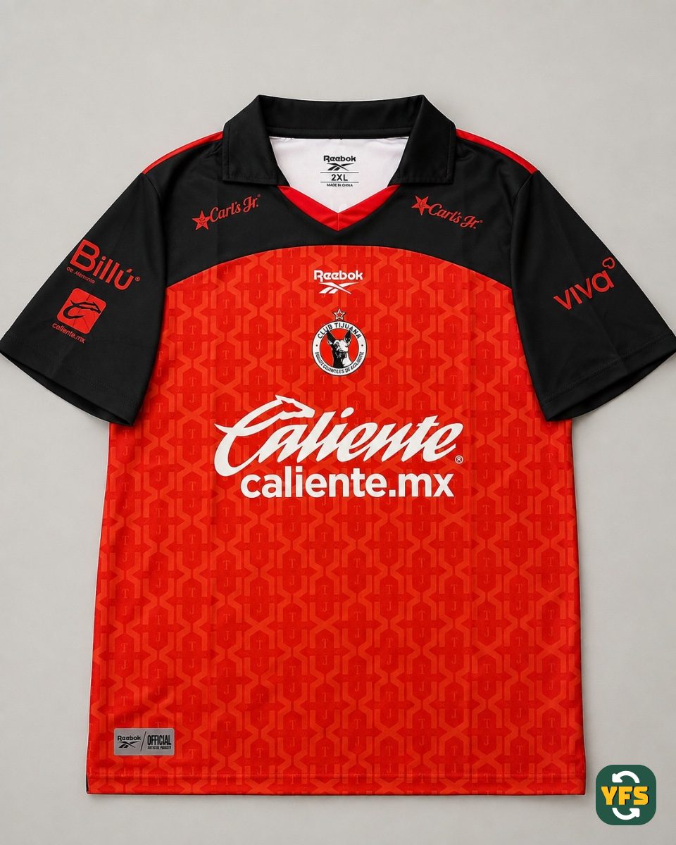 Club Tijuana 2026-2027 Home Store Version Reebok - YourFootballShirt