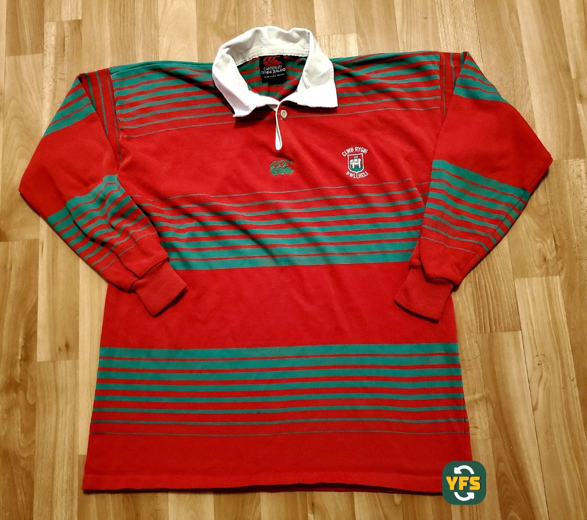 Clwb Rygbi Pwllheli (Pwllheli Rugby Club) 1994-1995 Home Store Version Canterbury - YourFootballShirt - Photo 1