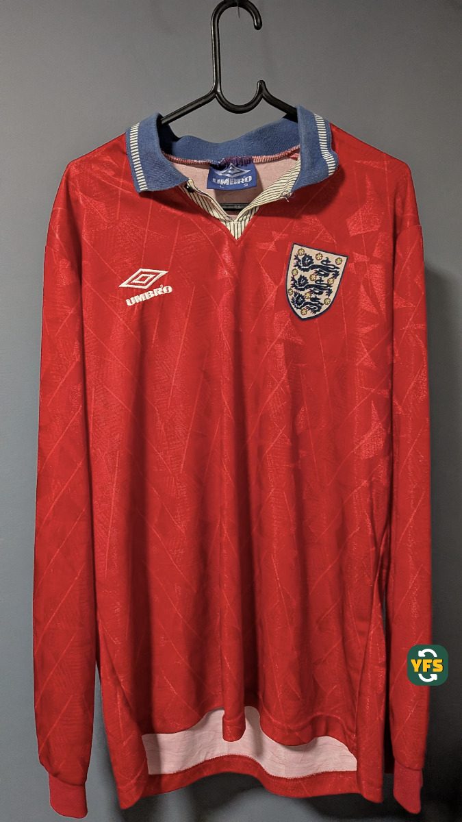 England 1990-1991 Away Store Version Umbro - YourFootballShirt - Photo 1