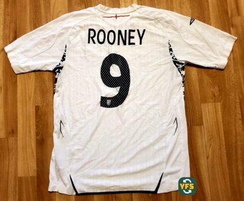 England 2007-2008 Home Rooney #9