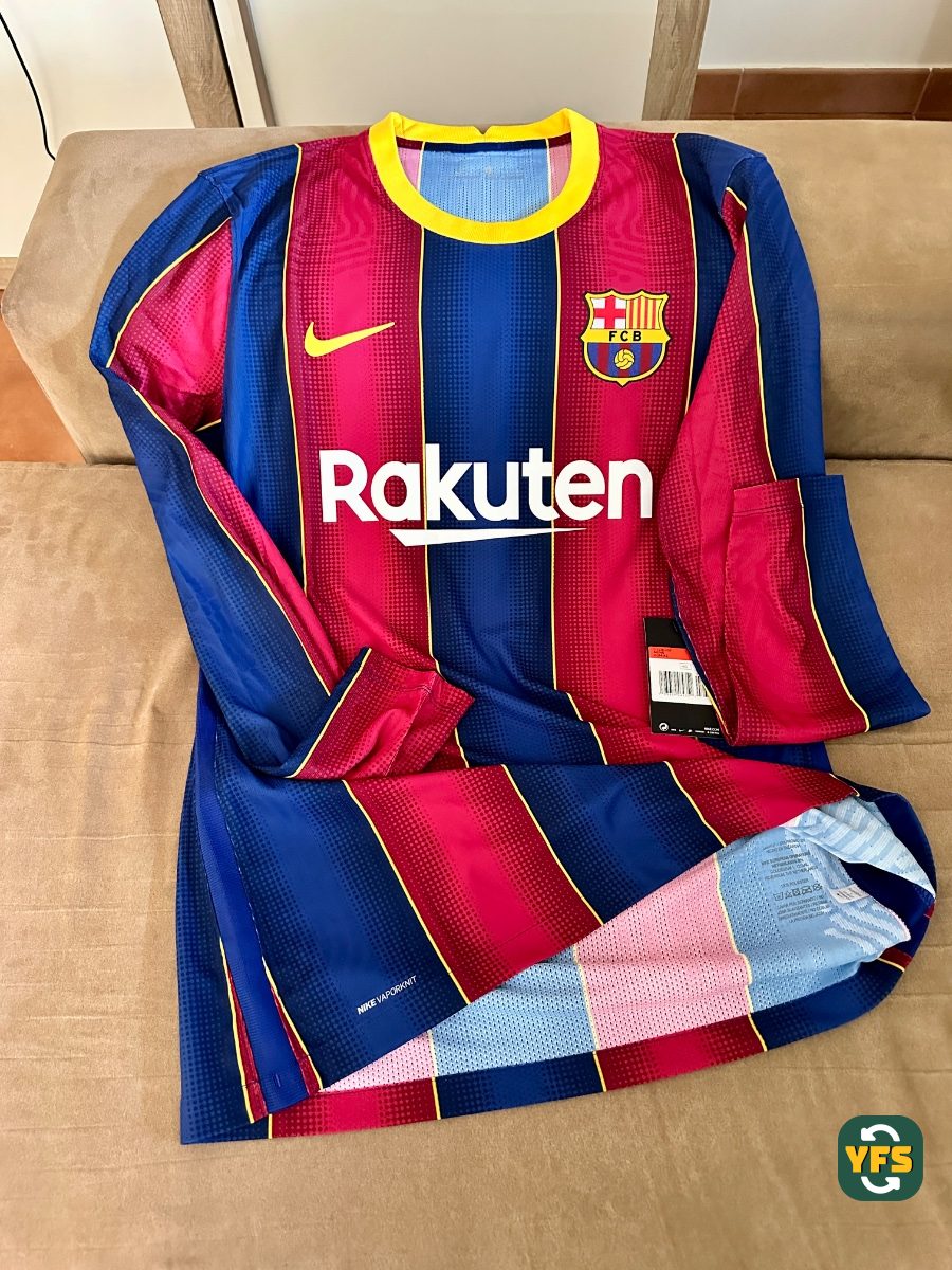 FC Barcelona 2020-2021 Home Issued Nike - YourFootballShirt - Photo 2