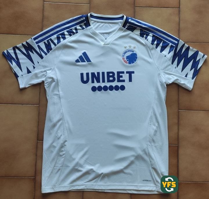 FC Copenhague 2024-2025 Home Store Version Adidas - YourFootballShirt - Photo 1
