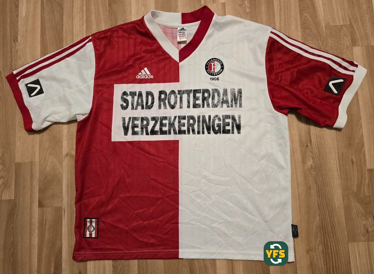 Feyenoord 1999-2000 Home Store Version Adidas - YourFootballShirt - Photo 1