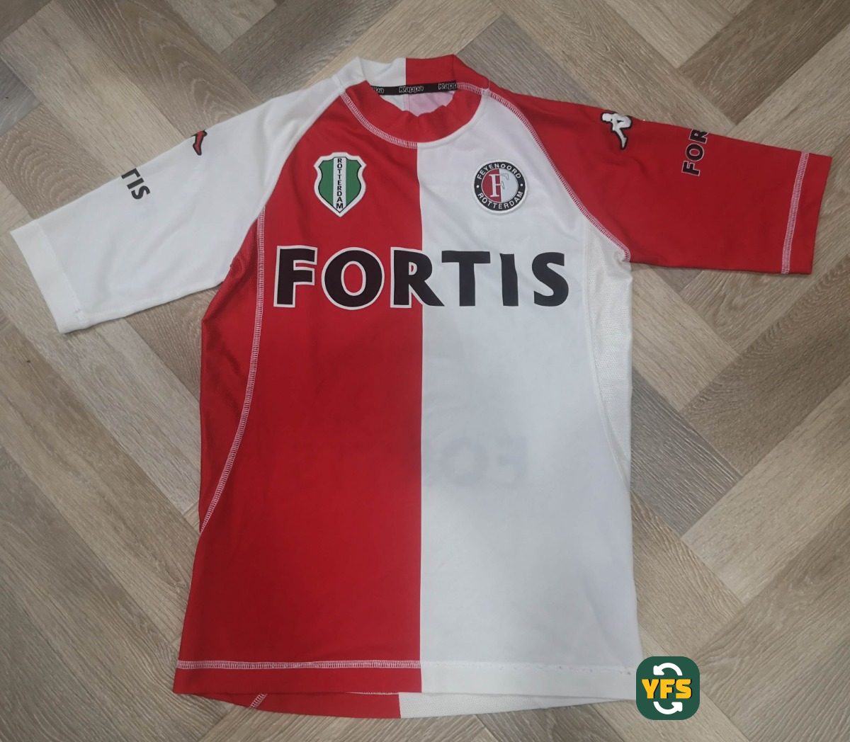 Feyenoord 2004-2005 Home Store Version Kappa - YourFootballShirt - Photo 1