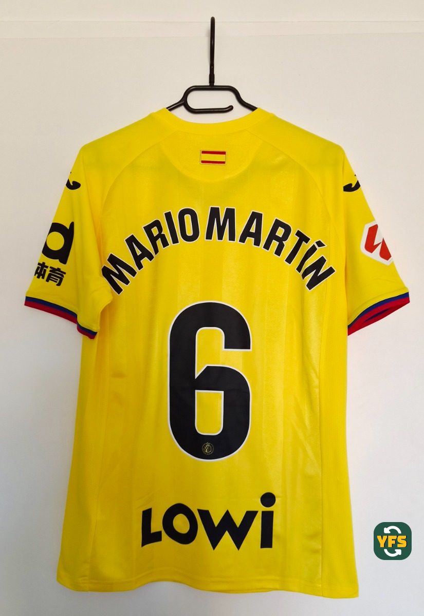 Getafe CF 2025-2026 Third Match Worn Joma Mario Martin - YourFootballShirt - Photo 1