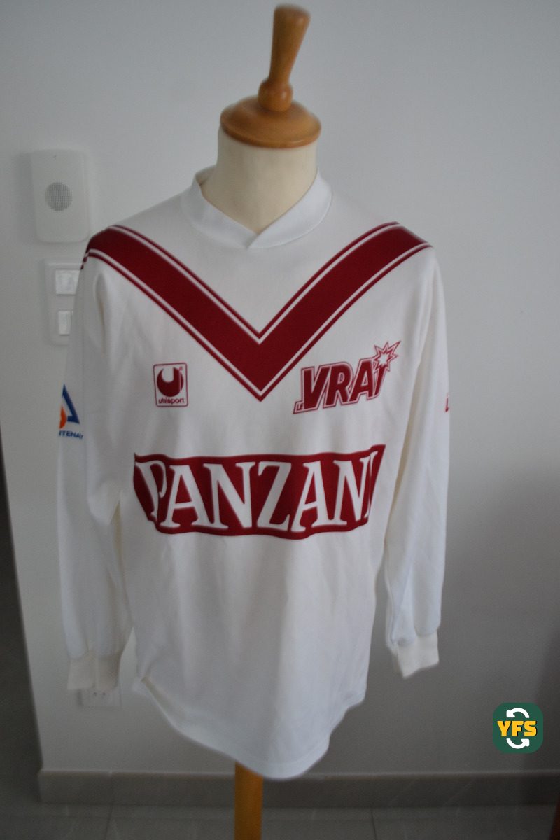 Girondins de Bordeaux 1992-1993 Home Pro Version Uhlsport - YourFootballShirt - Photo 1