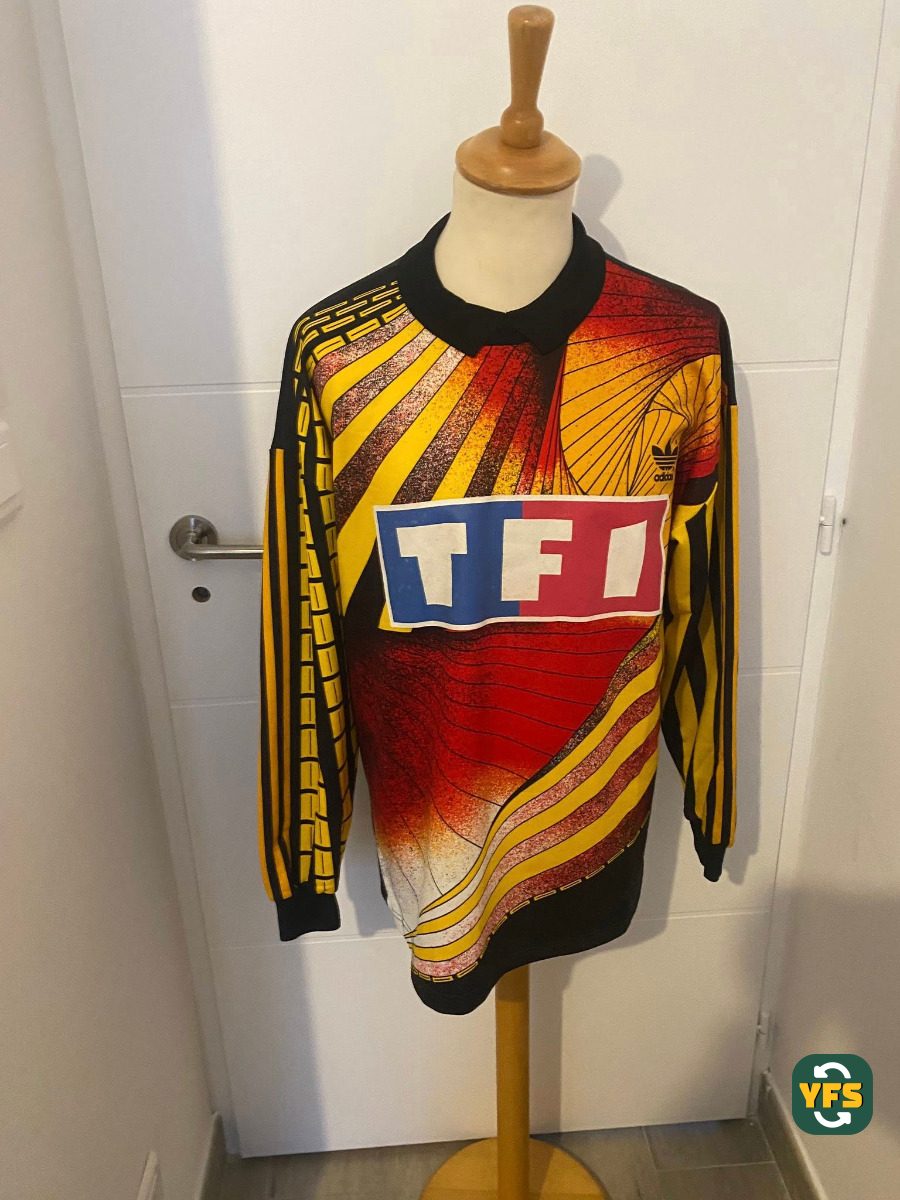 Girondins de Bordeaux 1993-1994 Goalkeeper Match Worn Adidas - YourFootballShirt - Photo 1