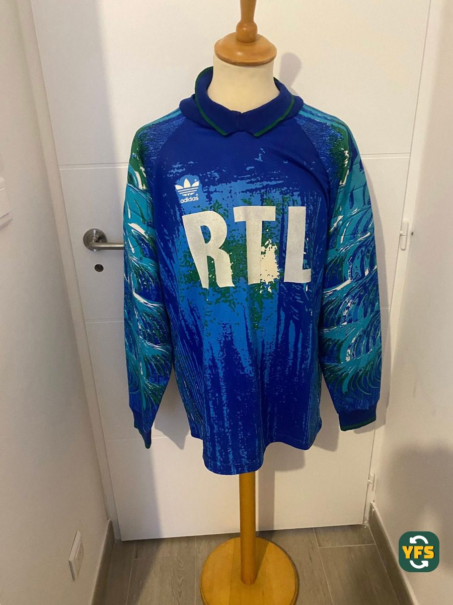 Girondins de Bordeaux 1993-1994 Goalkeeper Match Worn Adidas - YourFootballShirt - Photo 1