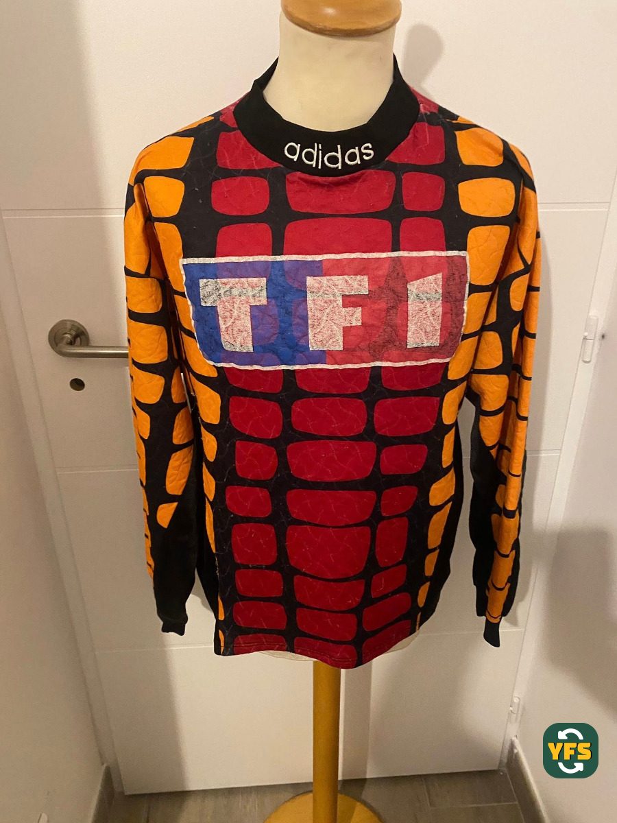 Girondins de Bordeaux 1994-1995 Goalkeeper Match Worn Adidas - YourFootballShirt - Photo 1