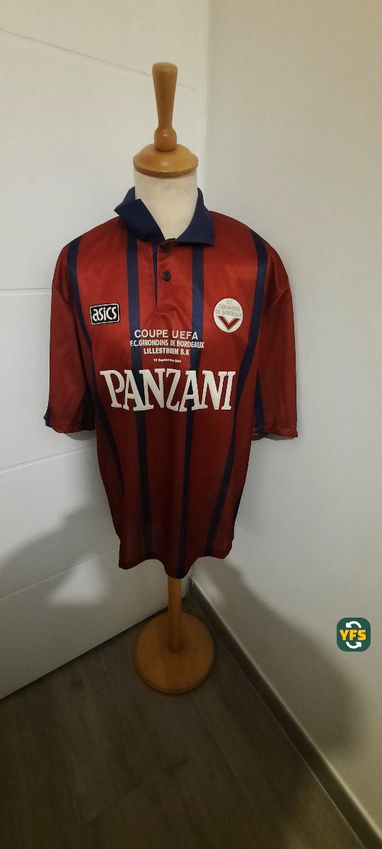 Girondins de Bordeaux 1994-1995 Home Match Worn Uhlsport - YourFootballShirt