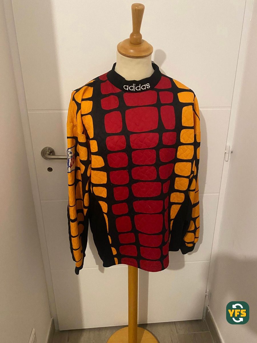 Girondins de Bordeaux 1995-1996 Goalkeeper Match Worn Adidas - YourFootballShirt - Photo 1