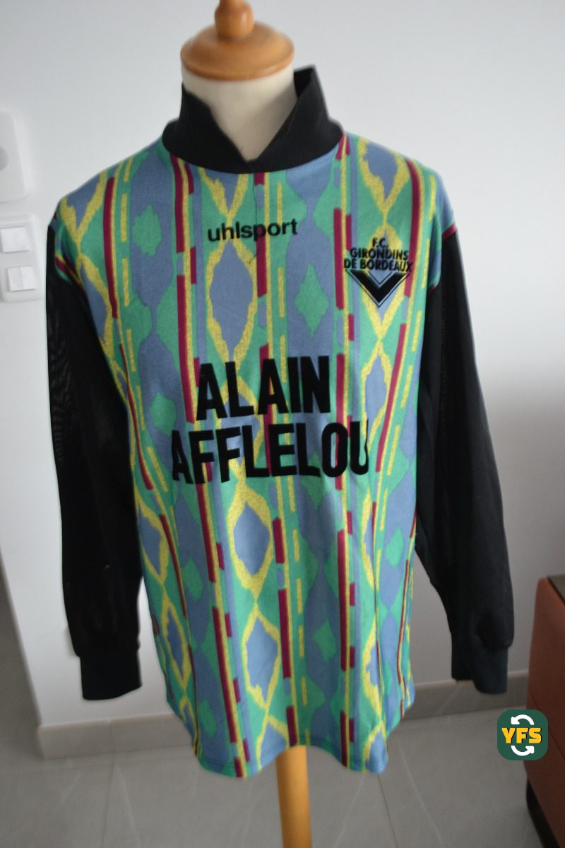 Girondins de Bordeaux 1995-1996 Goalkeeper Match Worn Uhlsport - YourFootballShirt - Photo 1
