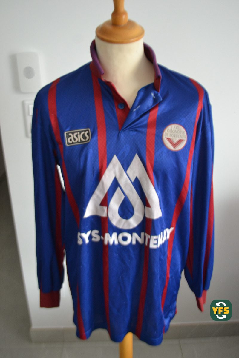 Girondins de Bordeaux 1995-1996 Third Match Worn Uhlsport - YourFootballShirt - Photo 1