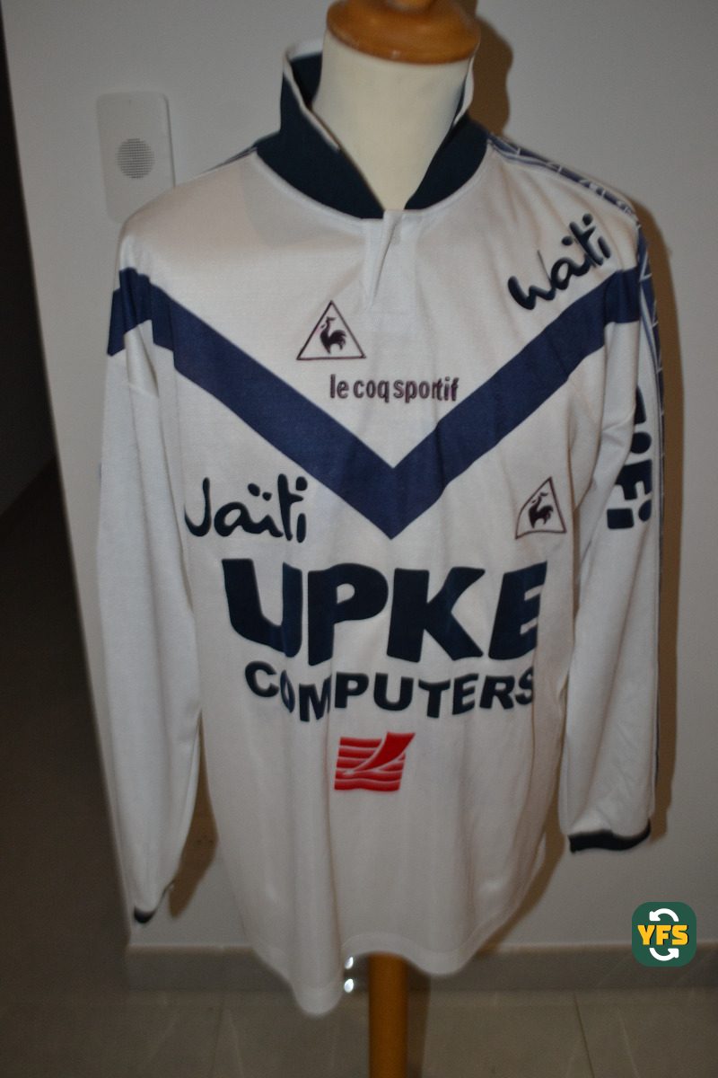Girondins de Bordeaux 1996-1997 Away Match Worn Le Coq Sportif - YourFootballShirt - Photo 1