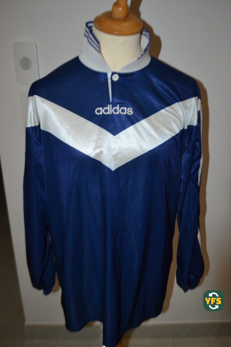 Girondins de Bordeaux 1996-1997 Home Match Worn Adidas - YourFootballShirt - Photo 1