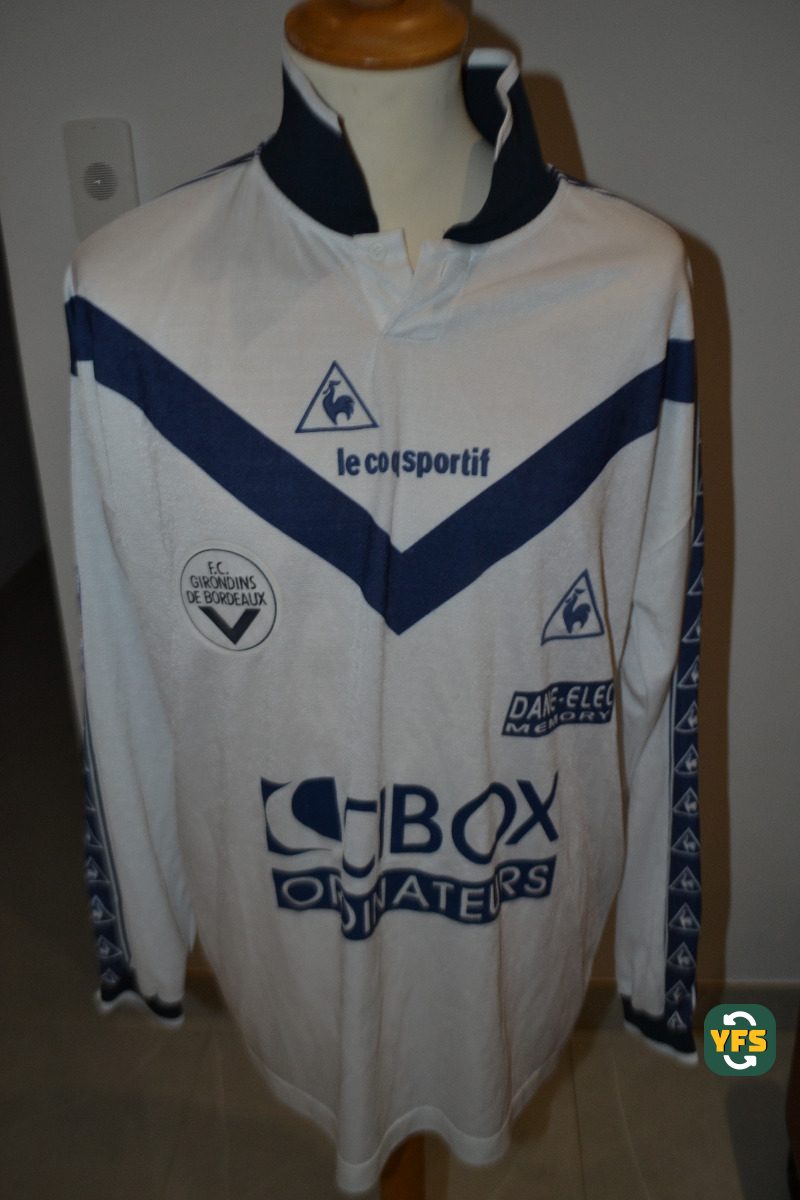 Girondins de Bordeaux 1997-1998 Away Match Worn Le Coq Sportif - YourFootballShirt - Photo 1