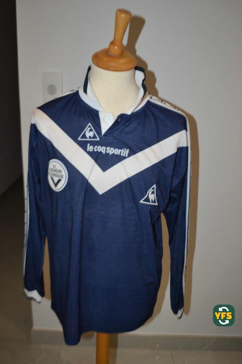 Girondins de Bordeaux 1997-1998 Home Match Worn Le Coq Sportif - YourFootballShirt - Photo 1
