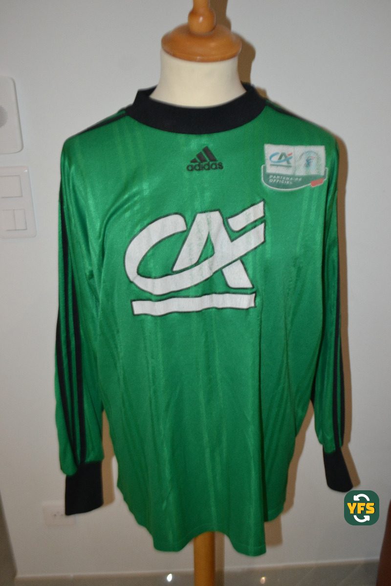 Girondins de Bordeaux 1998-1999 Goalkeeper Match Worn Adidas - YourFootballShirt - Photo 1