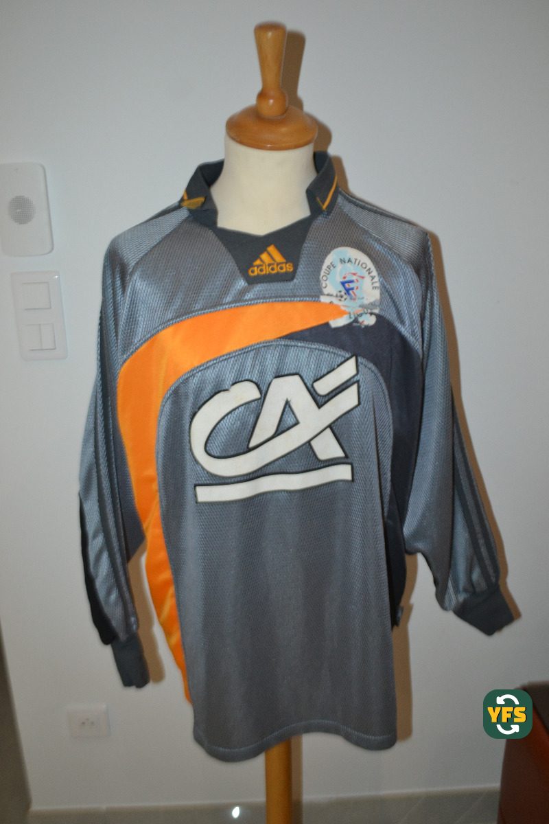 Girondins de Bordeaux 1998-1999 Goalkeeper Match Worn Adidas - YourFootballShirt - Photo 1