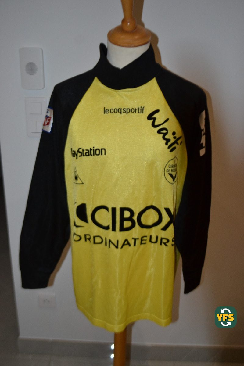 Girondins de Bordeaux 1998-1999 Goalkeeper Match Worn Le Coq Sportif - YourFootballShirt - Photo 1