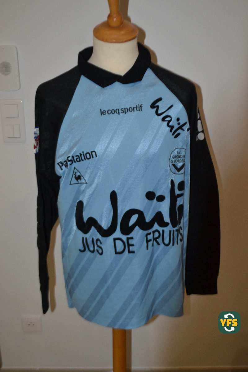 Girondins de Bordeaux 1998-1999 Goalkeeper Match Worn Le Coq Sportif - YourFootballShirt - Photo 1