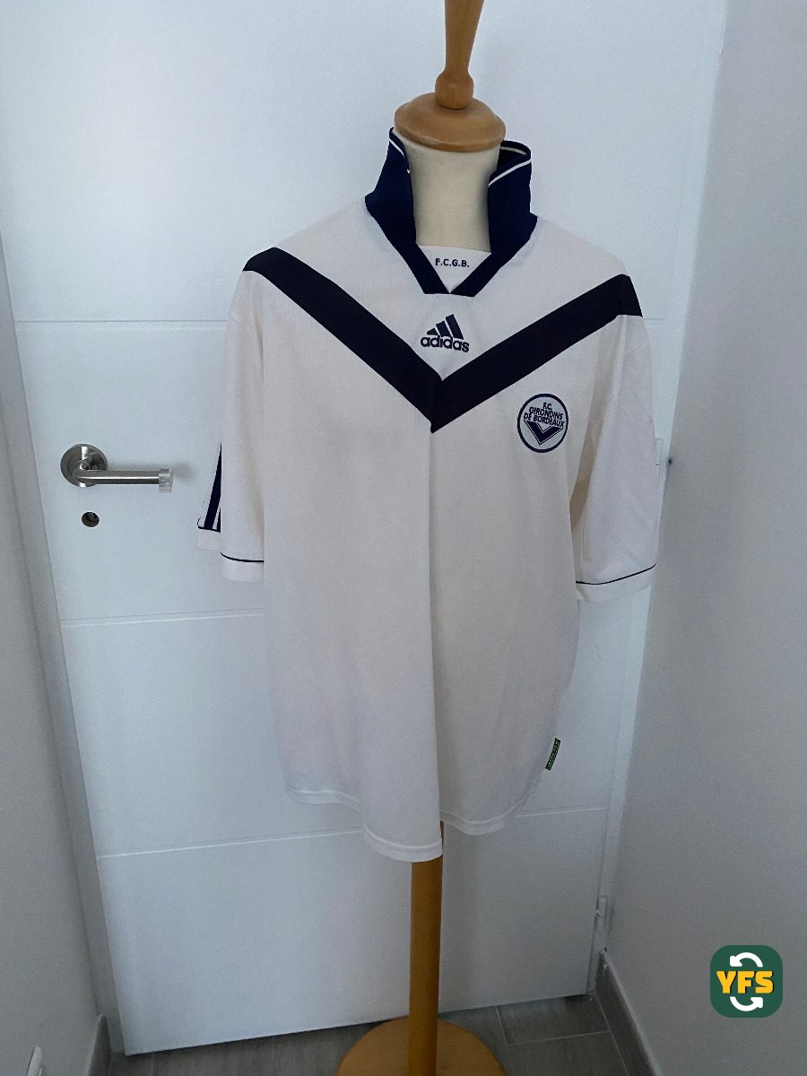 Girondins de Bordeaux 1999-2000 Away Match Worn Adidas - YourFootballShirt - Photo 1