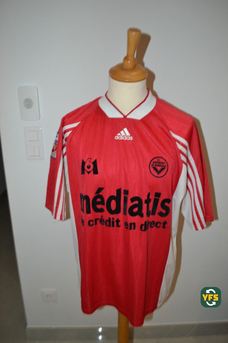 Girondins de Bordeaux 1999-2000 Goalkeeper Match Worn Adidas - YourFootballShirt - Photo 1