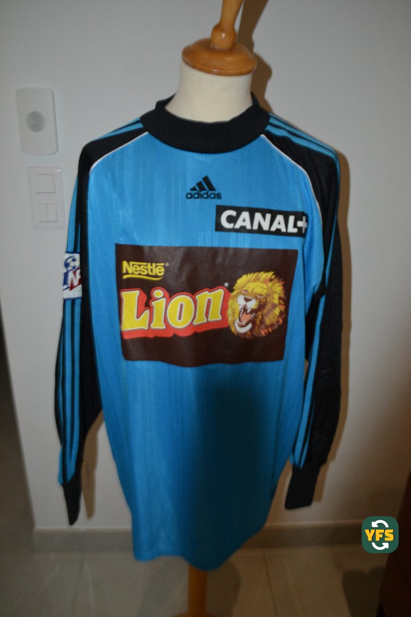 Girondins de Bordeaux 1999-2000 Goalkeeper Match Worn Adidas - YourFootballShirt - Photo 1