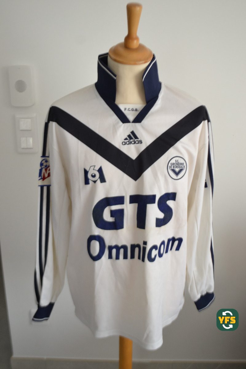 Girondins de Bordeaux 1999-2000 Goalkeeper Match Worn Adidas - YourFootballShirt - Photo 1