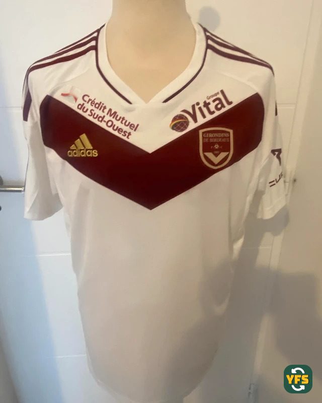 Girondins de Bordeaux 2022-2023 Away Match Worn Adidas bokele - YourFootballShirt - Photo 1