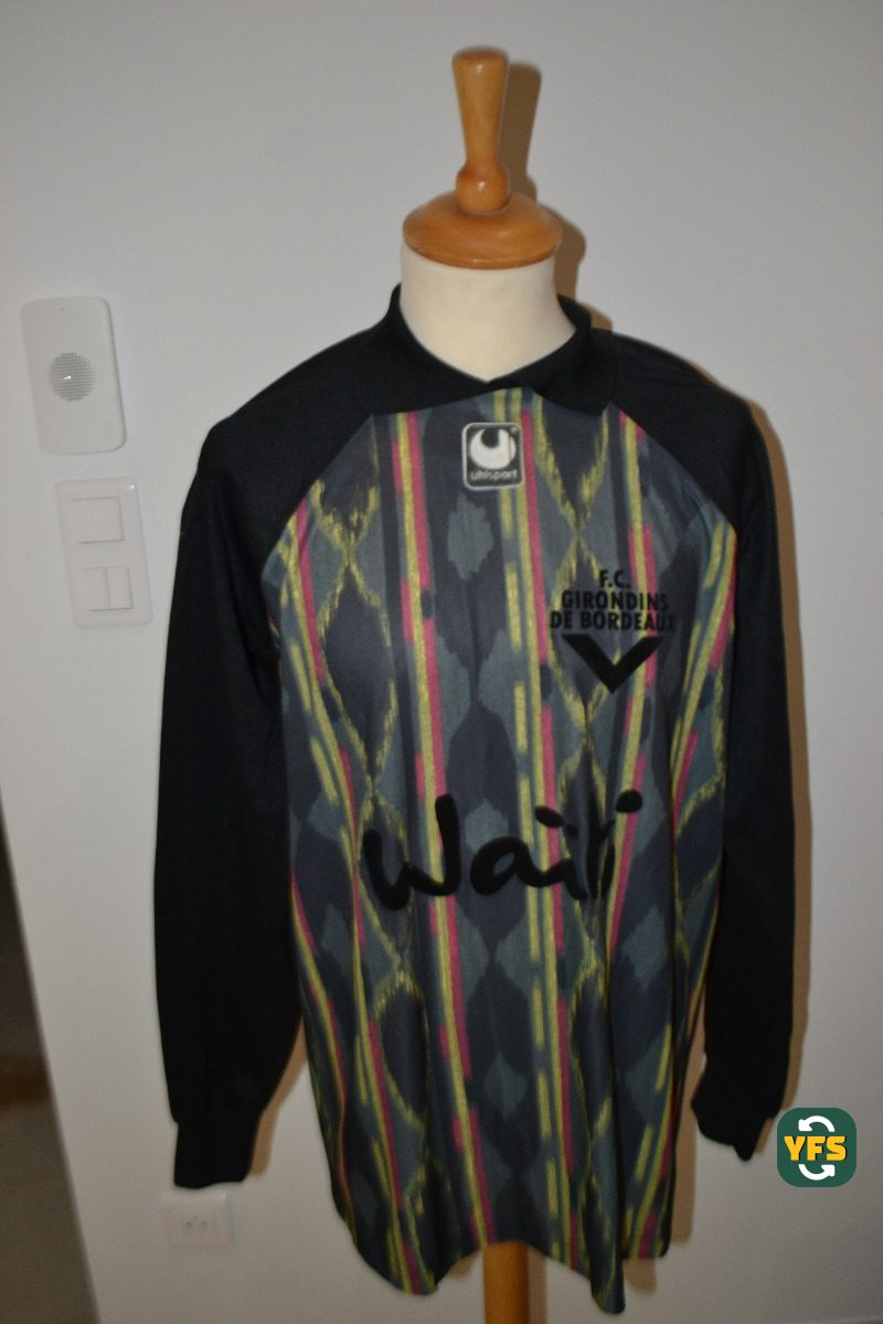 Girondins de Bordeaux 1996-1997 Goalkeeper Match Worn Uhlsport - YourFootballShirt - Photo 1