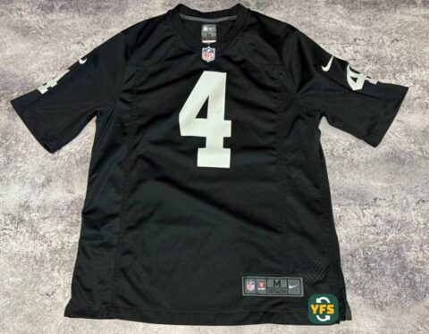 Las Vegas Raiders 2014-2015 Home Derek Carr #4