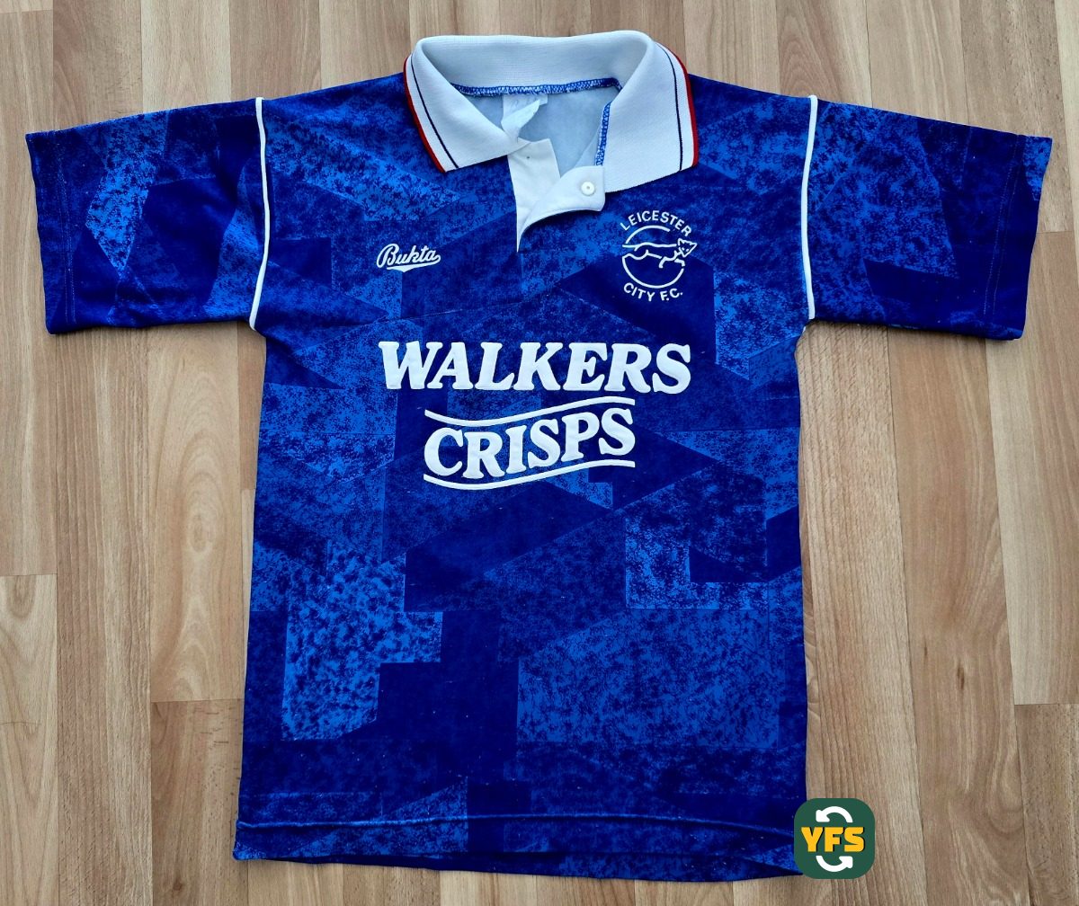 Leicester City 1990-1991 Home Store Version Bukta - YourFootballShirt - Photo 1