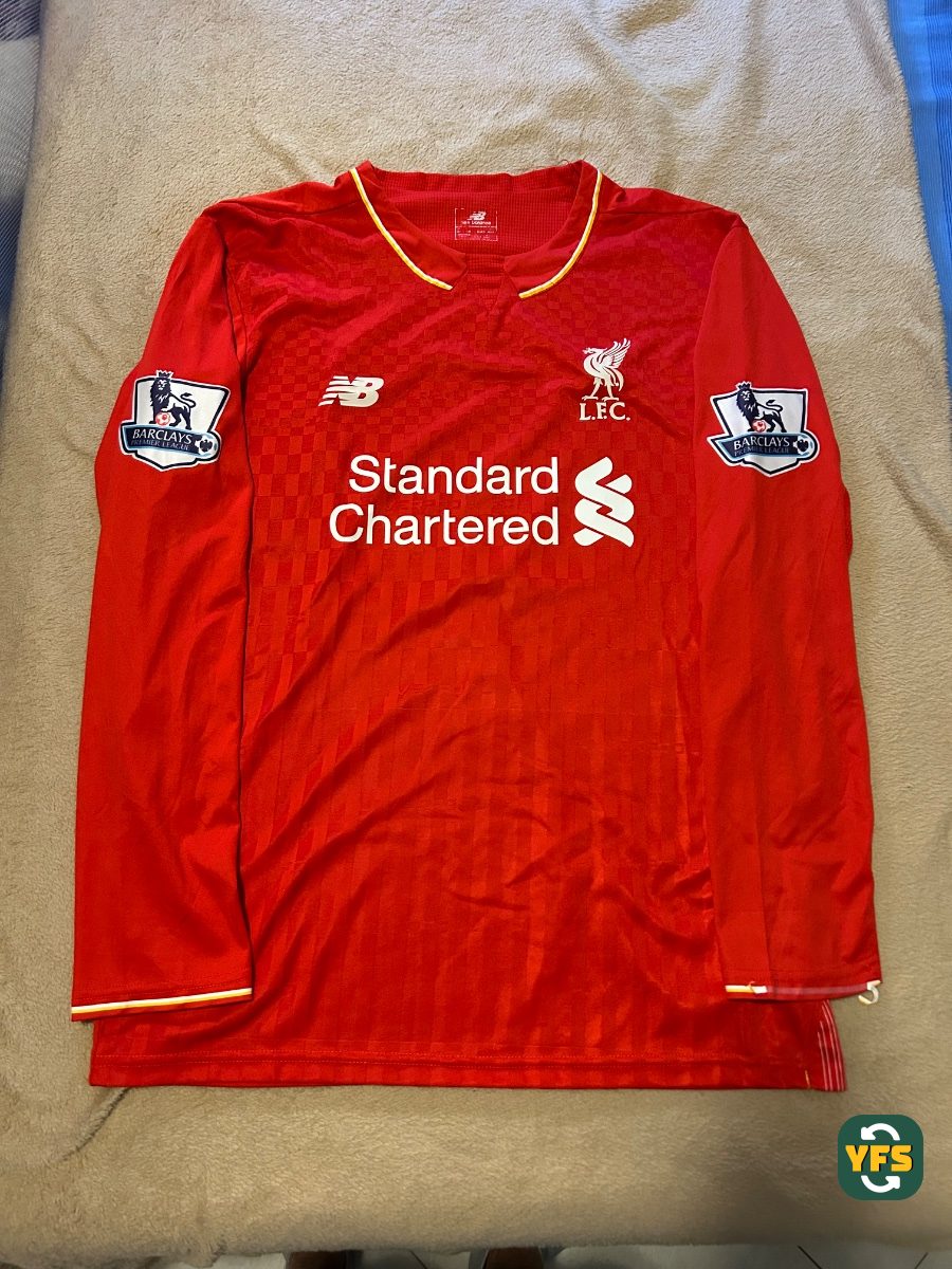 Liverpool 2015-2016 Home Store Version New Balance - YourFootballShirt