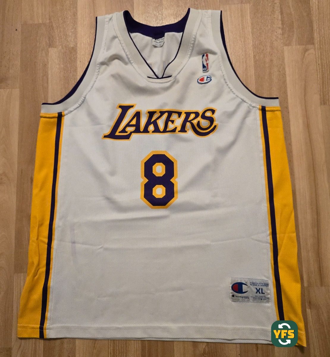 Los Angeles Lakers 2002-2003 Home Store Version Champion USA kobe bryant - YourFootballShirt - Photo 1
