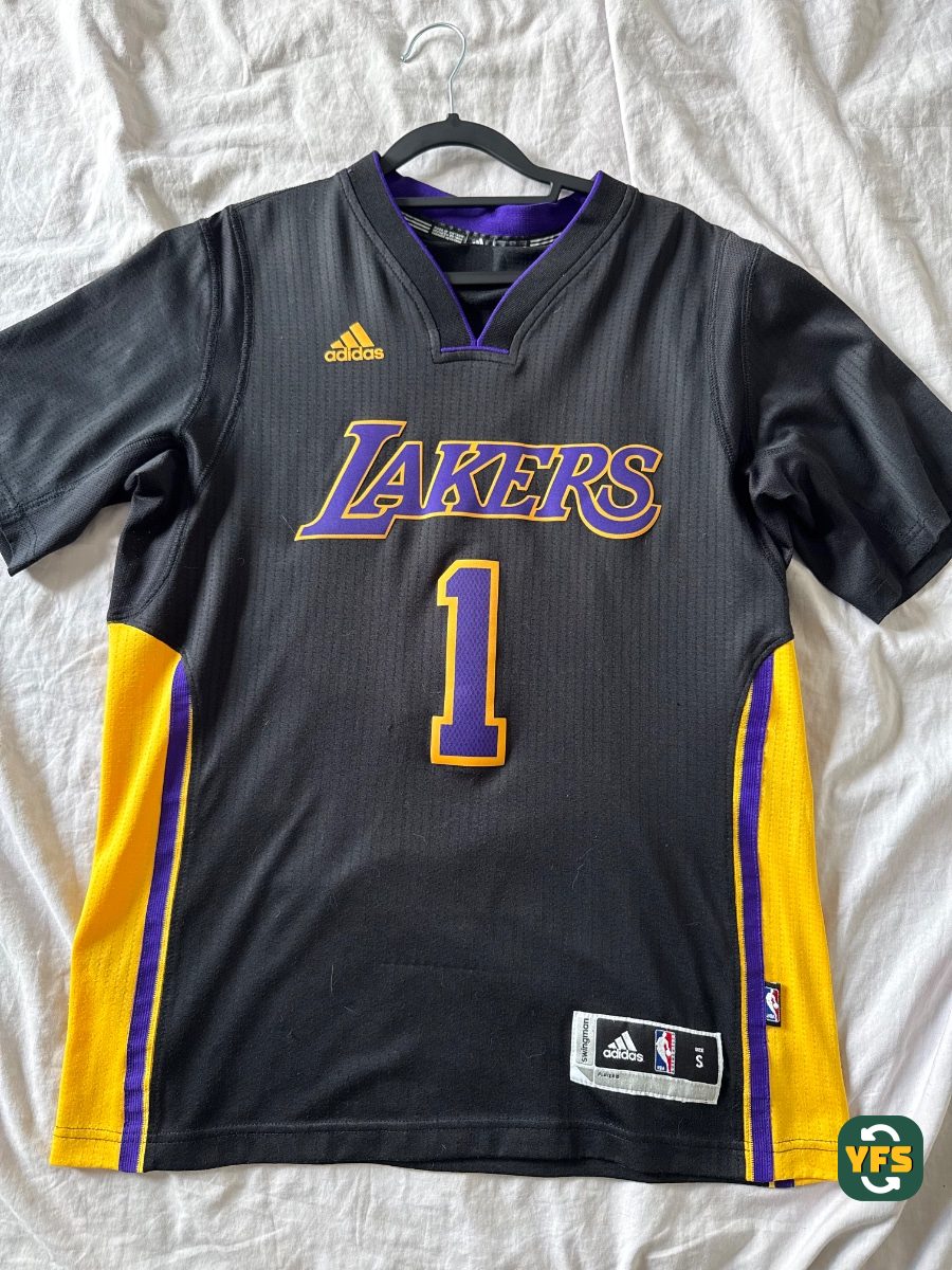 Los Angeles Lakers 2016-2017 Third Store Version Adidas Russell - YourFootballShirt - Photo 1