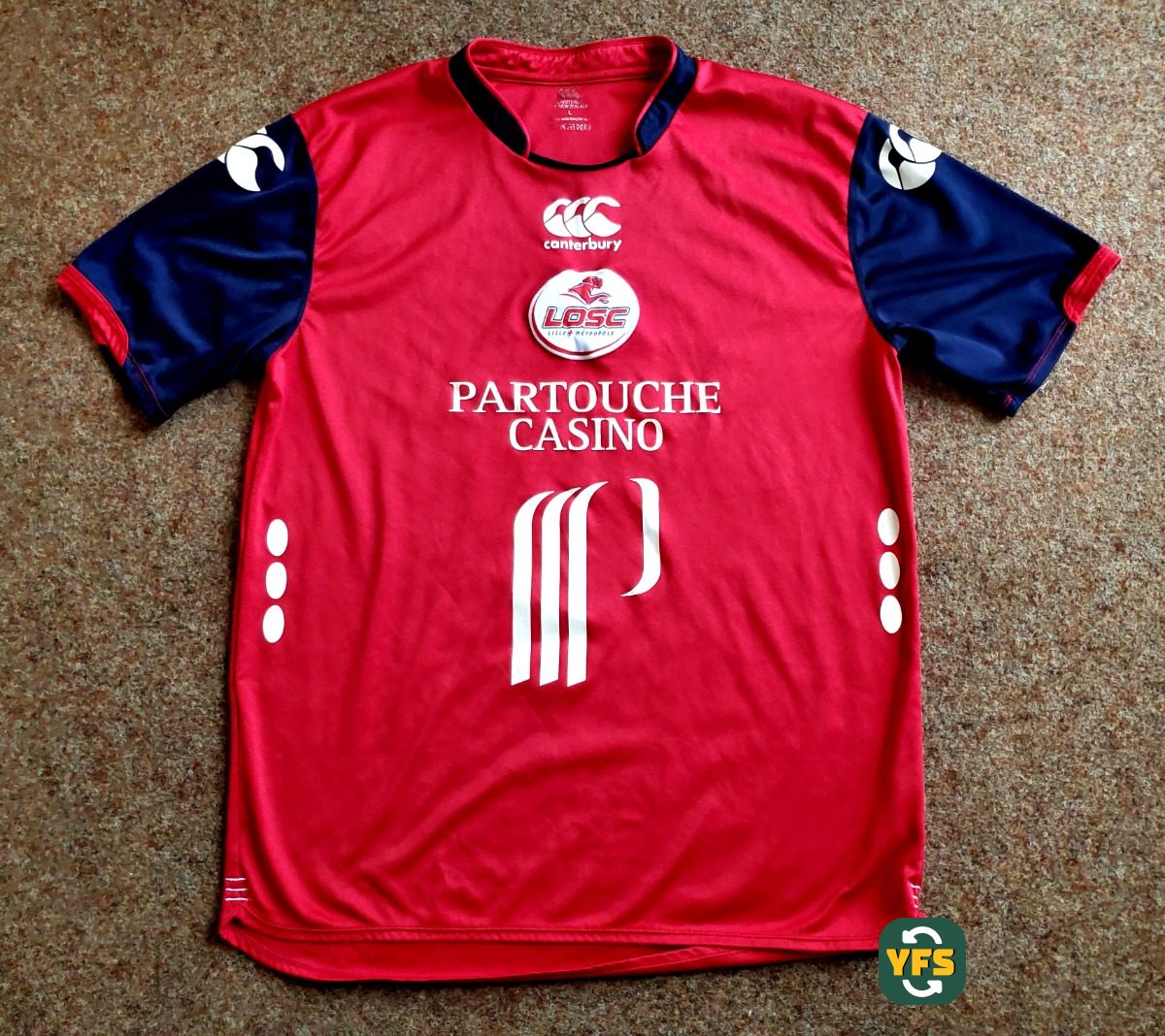 LOSC Lille 2008-2009 Home Store Version Canterbury - YourFootballShirt - Photo 1