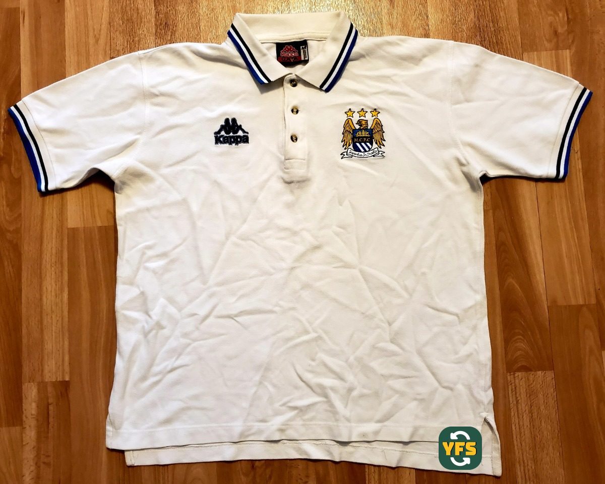 Manchester City 1997-1998 Special edition Store Version Kappa - YourFootballShirt - Photo 1