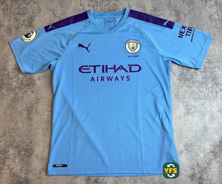 Manchester City 2019-2020 Home Store Version Puma - YourFootballShirt - Photo 1