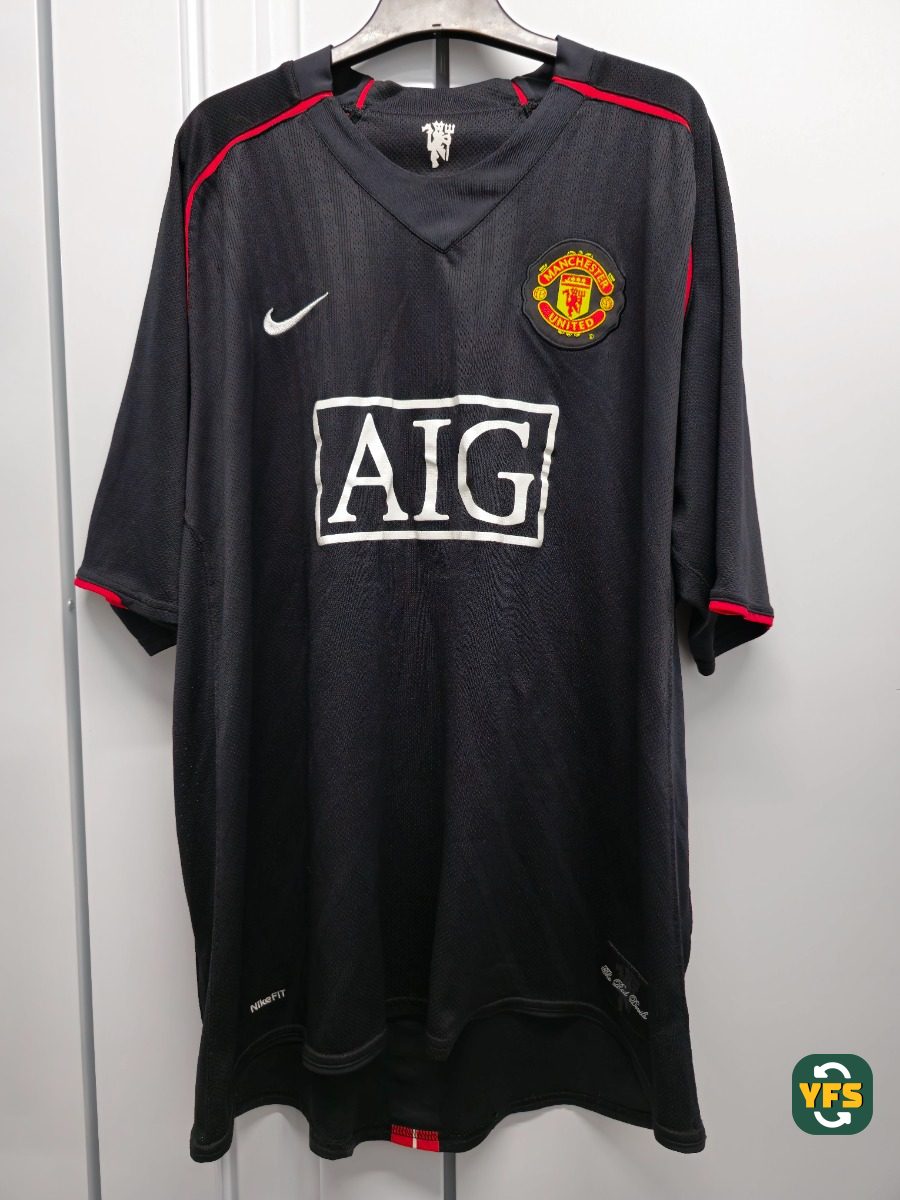 Manchester United 2007-2008 Away Store Version Nike - YourFootballShirt - Photo 1