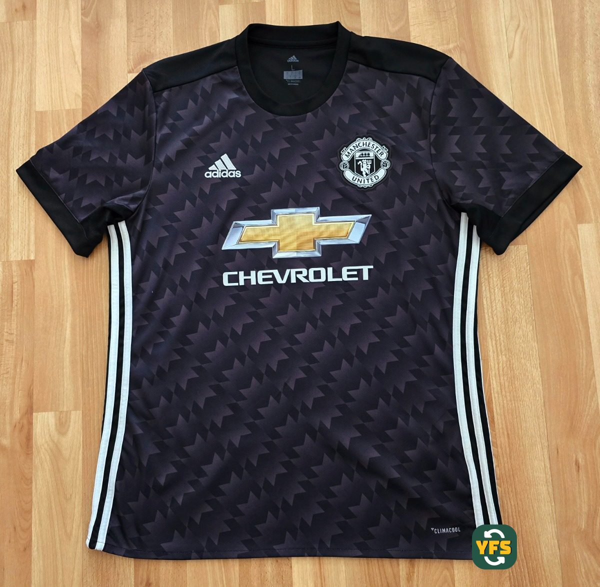 Manchester United 2017-2018 Away Store Version Adidas - YourFootballShirt - Photo 1