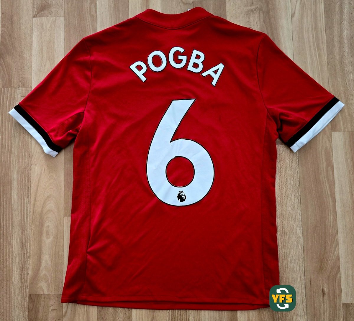 Manchester United 2017-2018 Home Store Version Adidas POGBA - YourFootballShirt - Photo 1